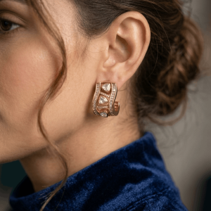 Uncut Kundan Stud Earrings